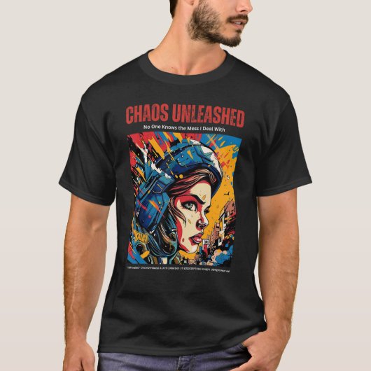 Unleashed Chaos The Ultimate HD Warzone AI 2 Tシャツ (正面)