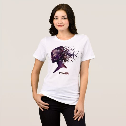 Unleashed_Power_Divine_Spirit. トライブレンドＴシャツ (正面全面)