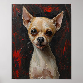 Unleashed Soul: Modern Expressionist Dog Art  ポスター