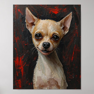 Unleashed Soul: Modern Expressionist Dog Art  ポスター