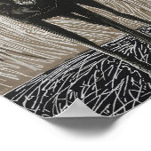 Unleashed Soul: Modern Expressionist Dog Art ポスター (角)