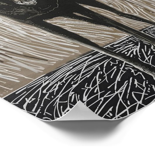 Unleashed Soul: Modern Expressionist Dog Art ポスター (角)