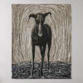 Unleashed Soul: Modern Expressionist Dog Art ポスター (正面)
