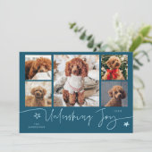 Unleashing Joy ティール犬複数写真 シーズンカード (スタンド正面)