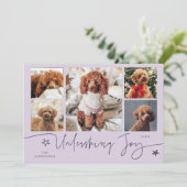 Unleashing Joy Purple Dog Multi Photo シーズンカード (スタンド正面)