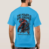 UnleashTheBeast Bear T-Shirt – Chains Broken Power Tシャツ (裏面)