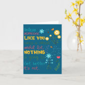 Unless Someone Like You Cares A Whole Awful Lot  カード (黄色い花)