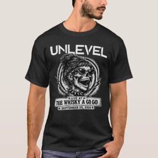 UNLEVEL live at the WHISKY (Chick) Tシャツ