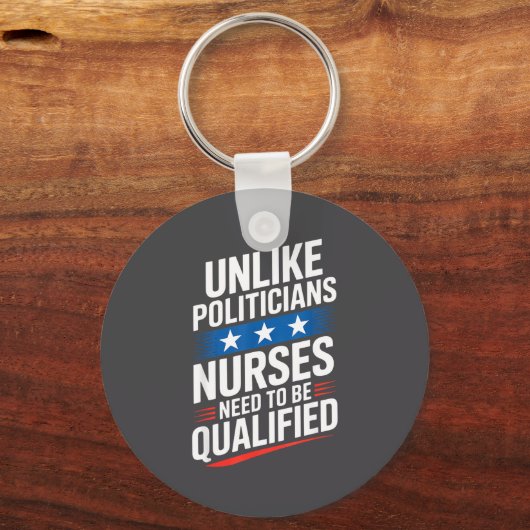 Unlike Liticians Nurses Need To Be Qualified Sarca キーホルダー (正面)
