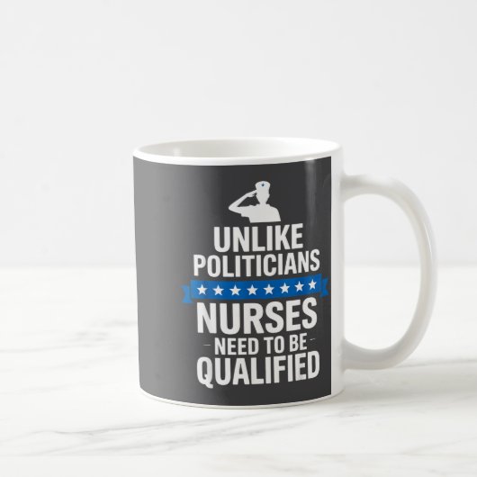 Unlike Liticians Nurses Need To Be Qualified Sarca コーヒーマグカップ (右)