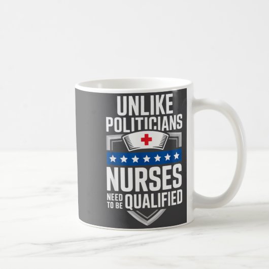 Unlike Liticians Nurses Need To Be Qualified Sarca コーヒーマグカップ (右)