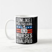 Unlike Liticians Nurses Need To Be Qualified Sarca コーヒーマグカップ (左)