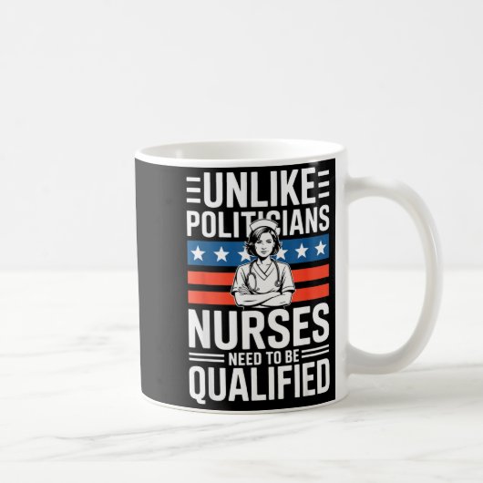 Unlike Liticians Nurses Need To Be Qualified Sarca コーヒーマグカップ (右)