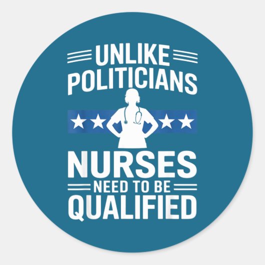 Unlike Liticians Nurses Need To Be Qualified Sarca ラウンドシール (正面)