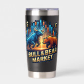 Unlimited Trading Stock Market Chart Athletic 保温保冷タンブラー (正面)