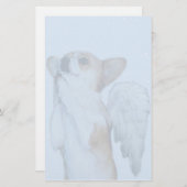 Unlined Dottの天使の文房具 便箋 (正面/裏面)