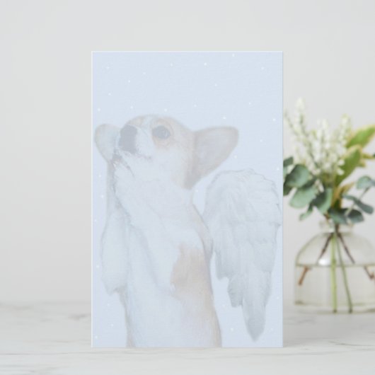 Unlined Dottの天使の文房具 便箋 (スタンド正面)