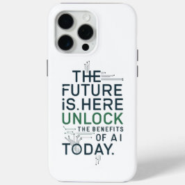 Unlock AI Future iPhone Case | Tech Revolution iPhone 15 Pro Maxケース