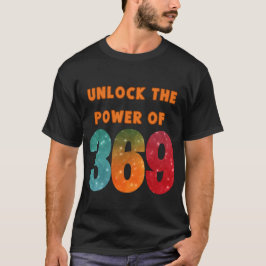 unlock the power, tshirt with magic Tesla numbers  Tシャツ