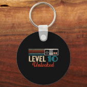 Unlocked Level 10 Birthday Boy Video Game Controll キーホルダー (正面)