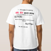 unlogo、MHS、M、O、D、E、L、U、N、*、06、07 Tシャツ (裏面)