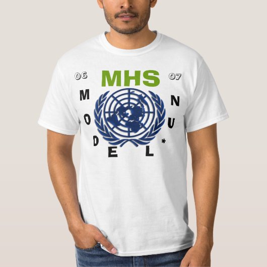unlogo、MHS、M、O、D、E、L、U、N、*、06、07 Tシャツ (正面)
