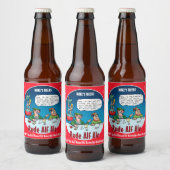 UNLOUD ALF – 冬のおもしろいビールラベルカスタム(Winter Beer Labels) ビールラベル (ボトル)