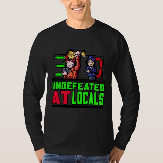 Unloved At Localsロゴ長袖 Tシャツ (正面)