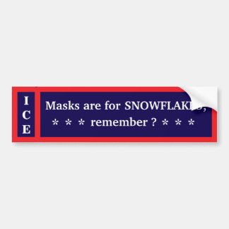 Unmask Ice Bumper Sticker バンパーステッカー