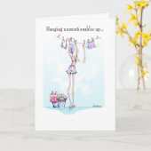 Unmentionableおもしろいなバースデー・カード カード (黄色い花)