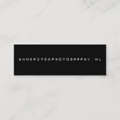 Unmerited写真撮影 スキニー名刺 (裏面)