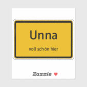 Unna Aufkleber Sticker Autoaufkleber シール (シート)