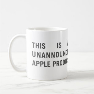 "Unnanounced Appleプロダクト"マグ コーヒーマグカップ