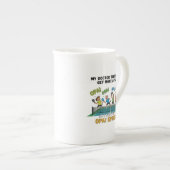 unny Pickleball OPA! Mug for Players and Fans Mug ボーンチャイナマグカップ (正面右)
