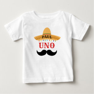 Unoのカスタムの誕生日 ベビーTシャツ