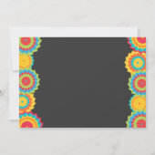 Unoを回すフェスタの誕生日の招待状のフェスタのおもしろい 招待状 (裏面)