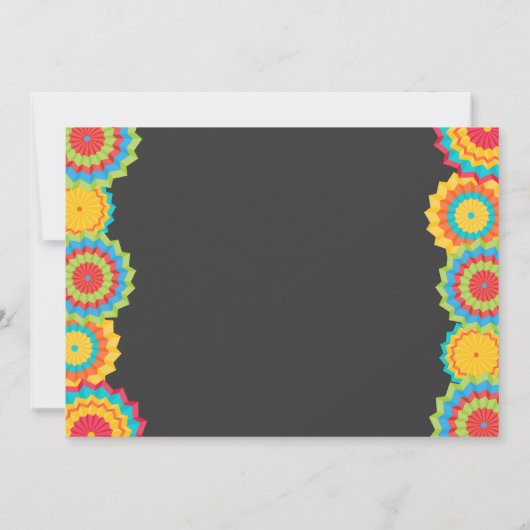 Unoを回すフェスタの誕生日の招待状のフェスタのおもしろい 招待状 (裏面)