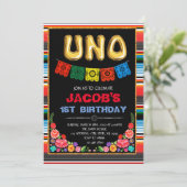 UNOフィエスタ誕生日パーティーの招待 招待状 (スタンド正面)