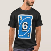 Uno Halloween Blue 6 Card Tシャツ (正面)