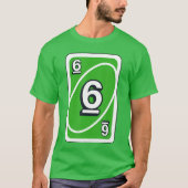 UNO Halloween Green 6 Card Tシャツ (正面)
