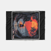 Uno Mas - Disc Golf  フリースブランケット (正面(横))