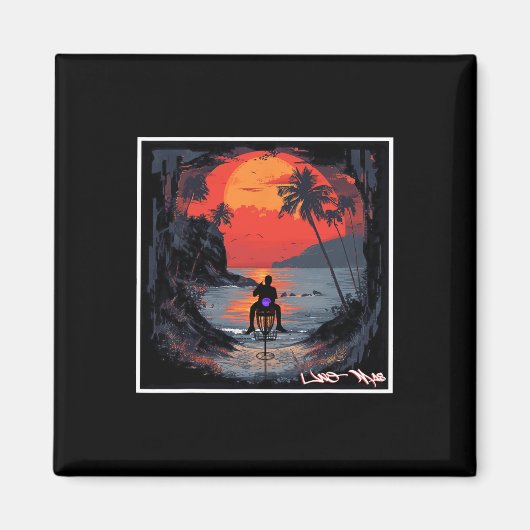 Uno Mas - Disc Golf  マグネット (正面)