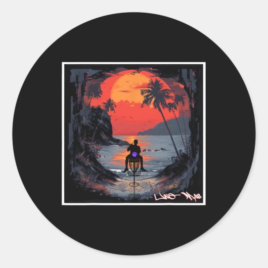 Uno Mas - Disc Golf  ラウンドシール (正面)