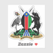 Unofficial coat of arms of South Sudan (2005–2011) シール (シート)
