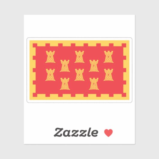 Unofficial flag of Greater Manchester, England シール (シート)