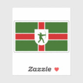 Unofficial flag of Nottinghamshire county, England シール (シート)