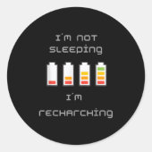 Unplugged &amp; Energized_ Cool Battery Design  ラウンドシール (正面)