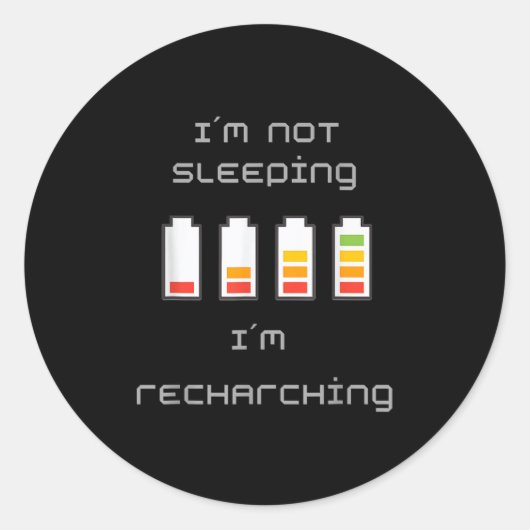 Unplugged &amp; Energized_ Cool Battery Design  ラウンドシール (正面)