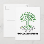 Unplugged Nature Circuit Tree USB ポストカード (正面/裏面)
