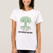 Unplugged Nature Circuit Tree USB Tシャツ (正面)